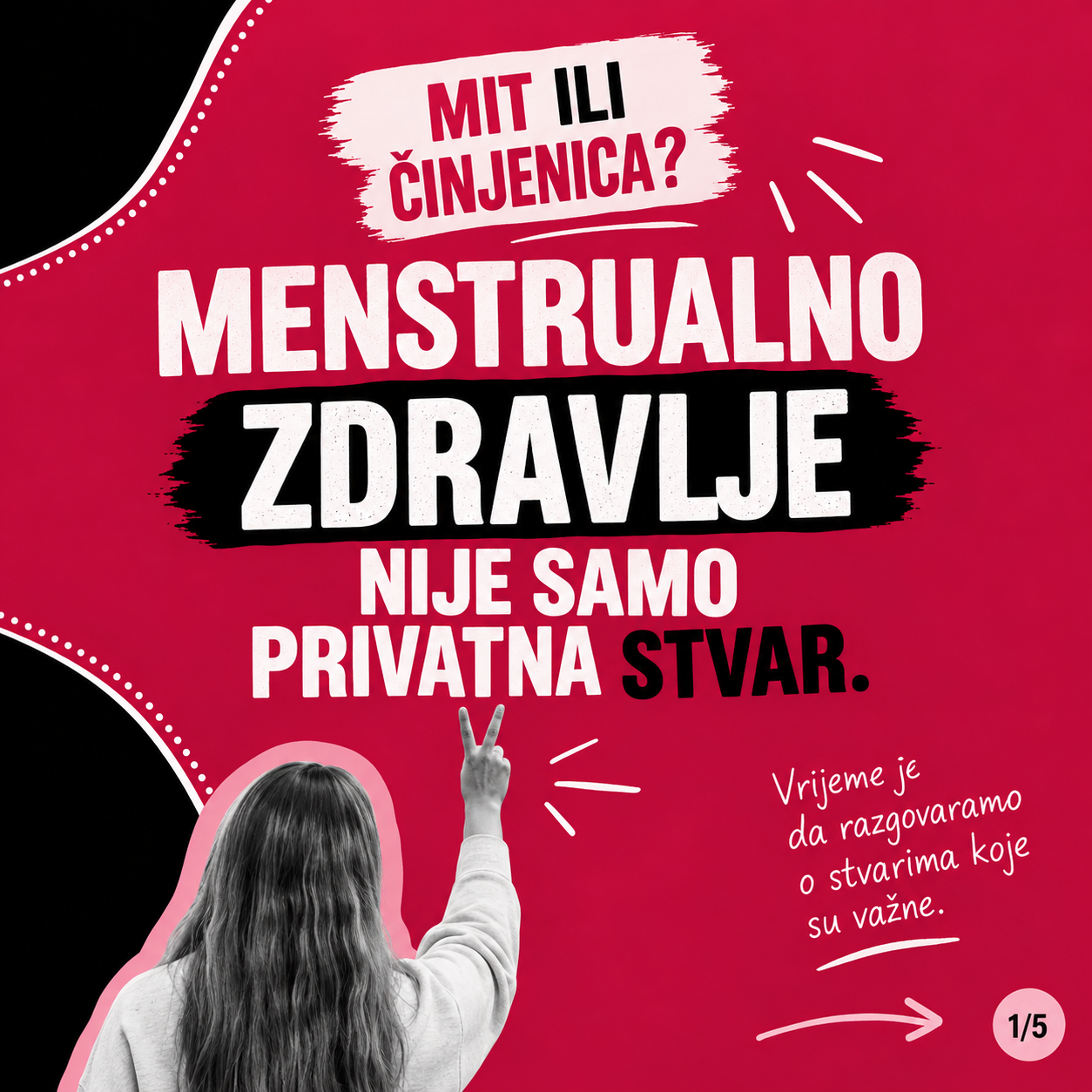 Menstrualno zdravlje nije samo privatna stvar