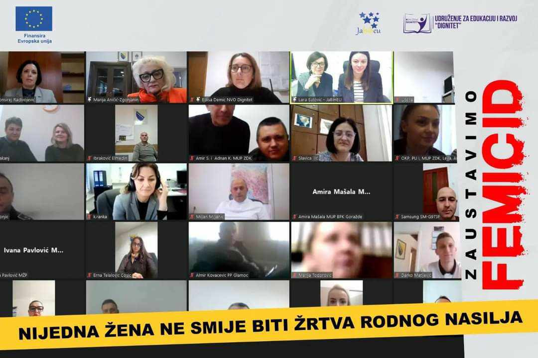Obuka "Uspostavljanje veze između rodno zasnovanih ubistava žena i različitih oblika nasilja nad ženama"