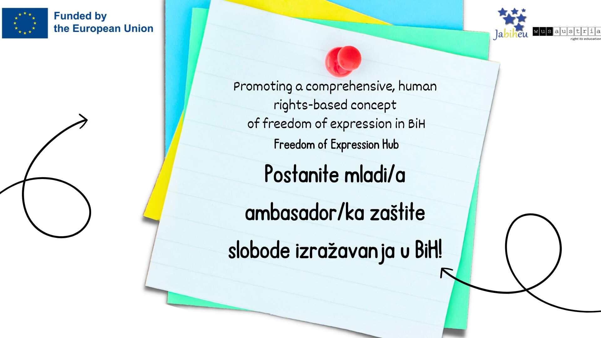 Produženje poziva za mlade: Postanite mladi/a ambasador/ka zaštite slobode izražavanja u BiH!