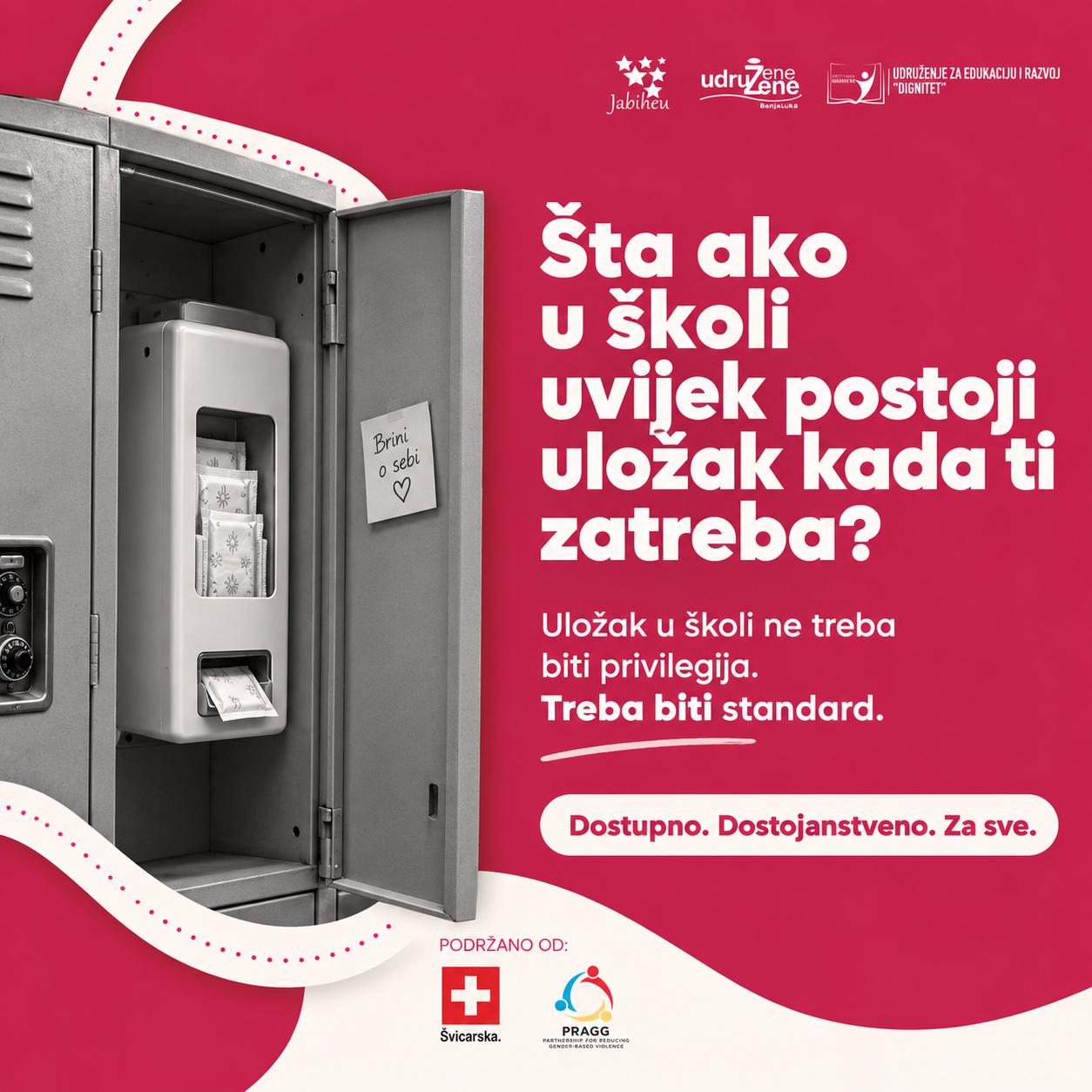 Menstruacija nije luksuz. Uložak nije privilegija.