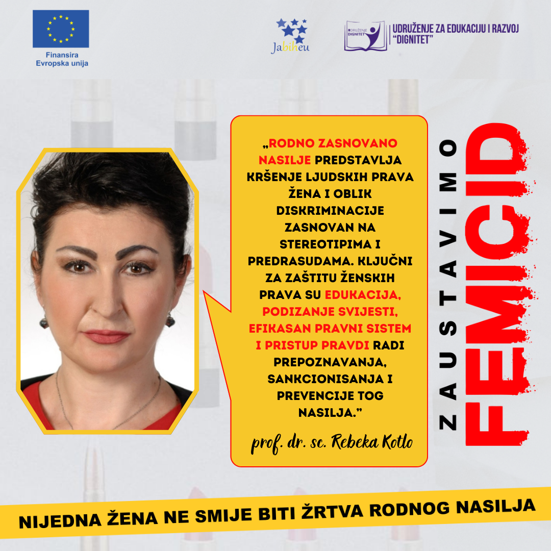 „Pravo, jednakost i odgovornost:  Uloga pravnog sistema i obrazovanja u prevenciji rodno zasnovanog nasilja“