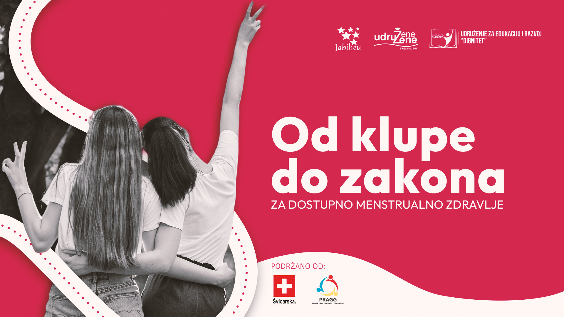 Pokrećemo novu inicijativu! Od klupe do zakona - za dostupno menstrualno zdravlje