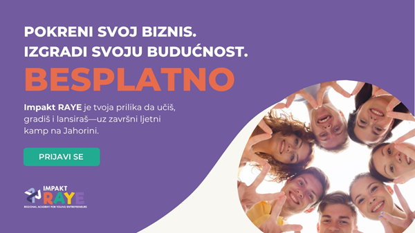 Novi regionalni program za mlade preduzetnike: IMPAKT RAYE